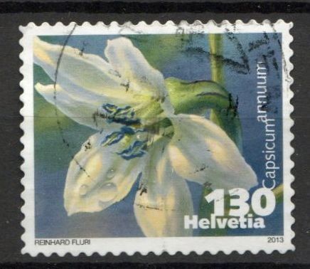 Tous les timbres: 2013 - Gemüseblüten / Paprika – D'occasion à Schaffhausen par poststamp