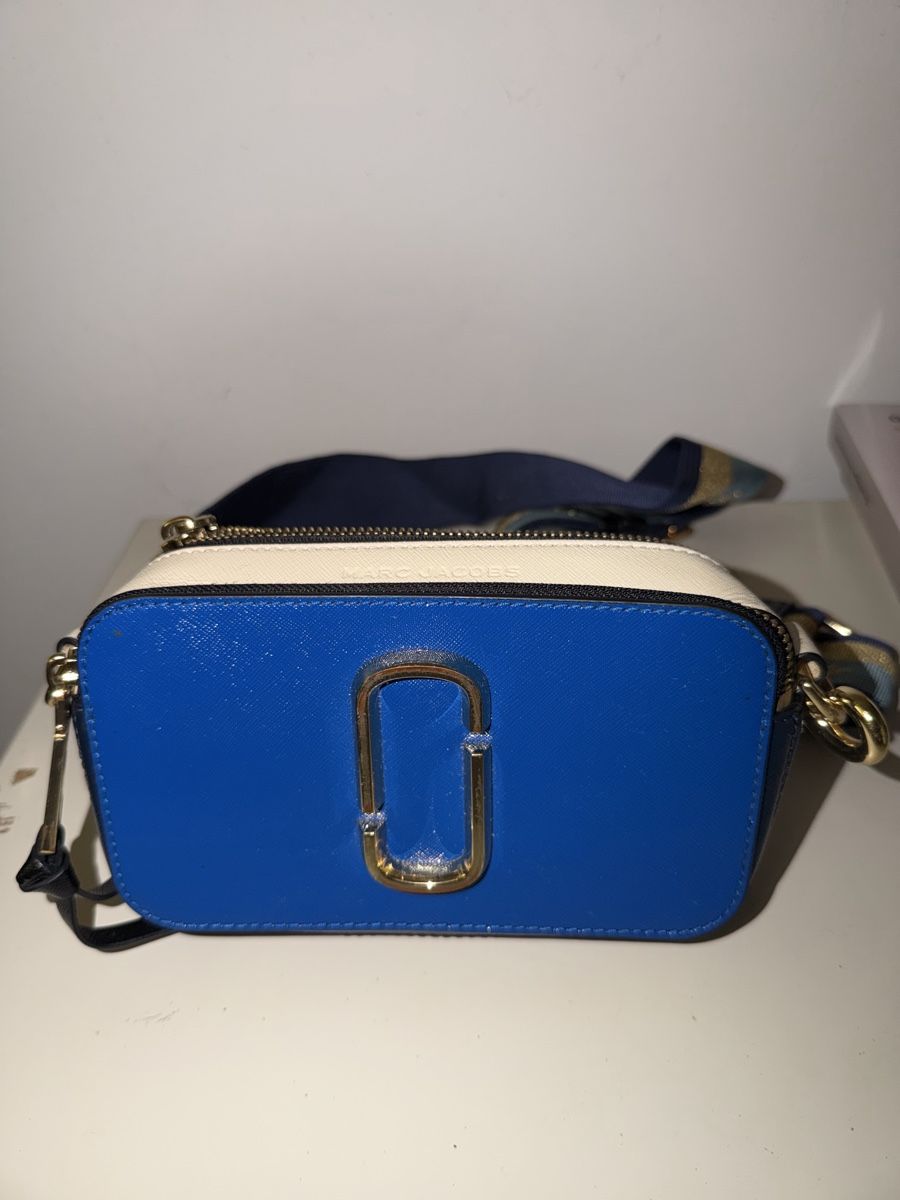 Marc Jacobs Sacs: Marc Jacobs Camera Bag Blue Leather Gold Hardware Small – D'occasion à Zürich par 2ndhandzurich