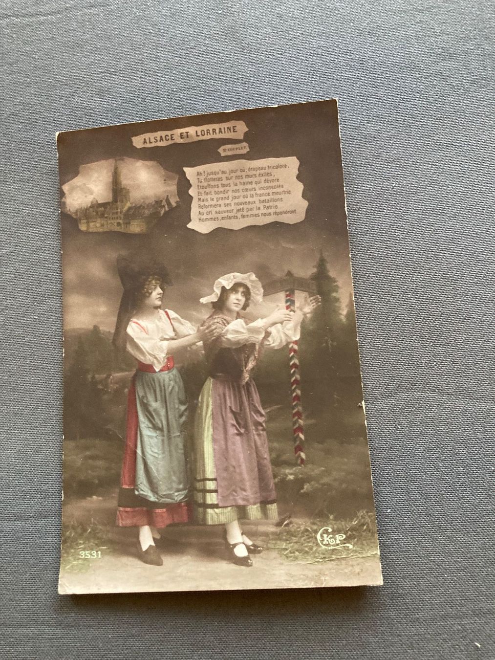 Cartoline postali: Alte Ansichtskarte Elsass-Lothringen, historische Trachte... – Usato da Zürich venduto da mik_h9ty