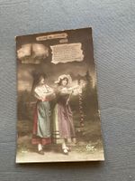 Alte Ansichtskarte Elsass-Lothringen, historische Trachte...