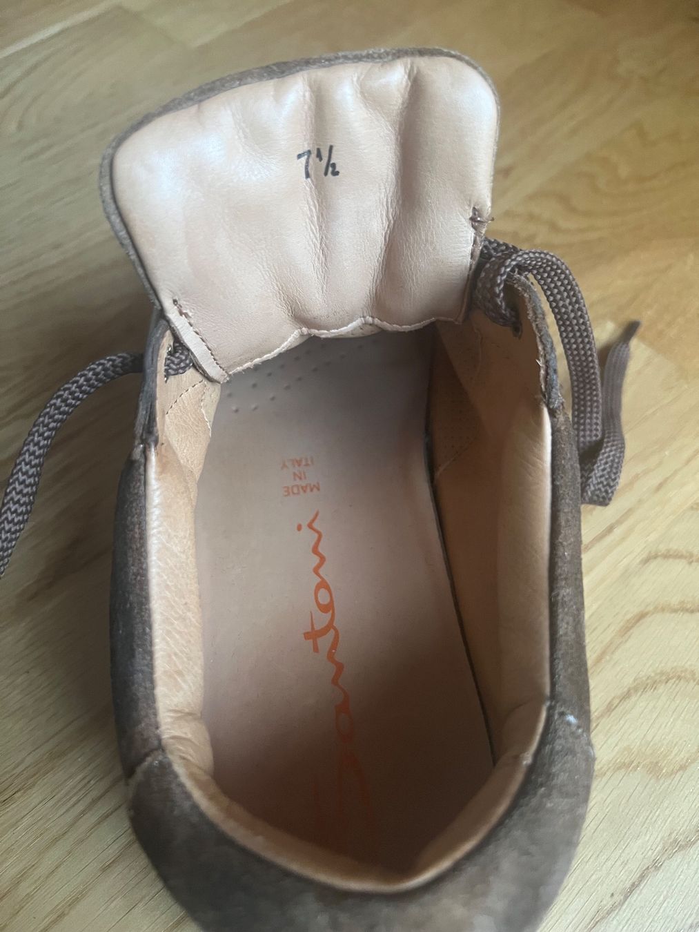 Santoni Scarpe da uomo: Edler Santoni Sneaker mit Staubbeutel, Grösse 41,5 – Nuovo (secondo la descrizione) da Kilchberg ZH venduto da jul_d2j2 4
