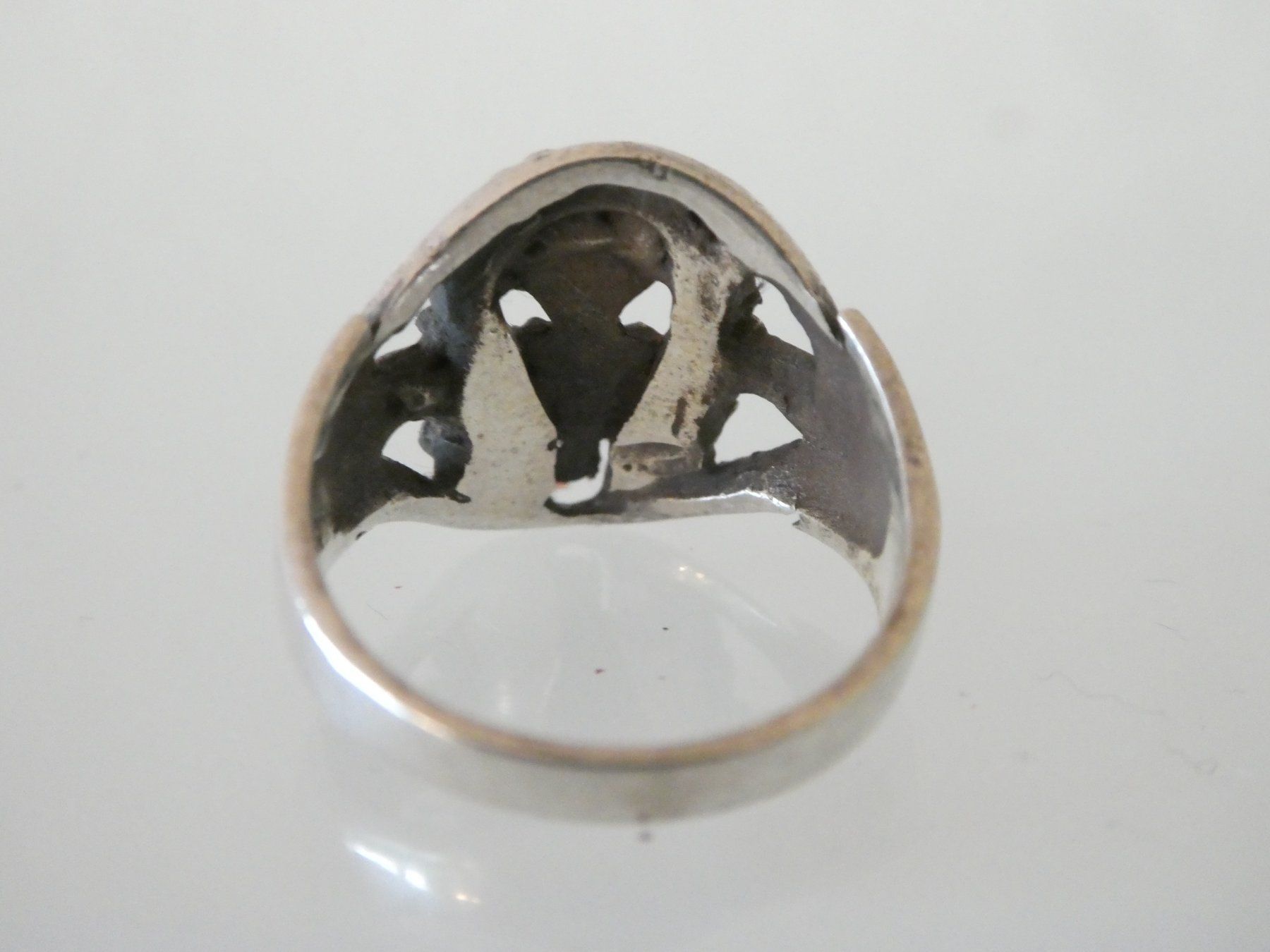Anelli: Silberring 925, Gr. 51 (16.2mm) – Nuovo (secondo la descrizione) da Gattikon venduto da kaandooh 3