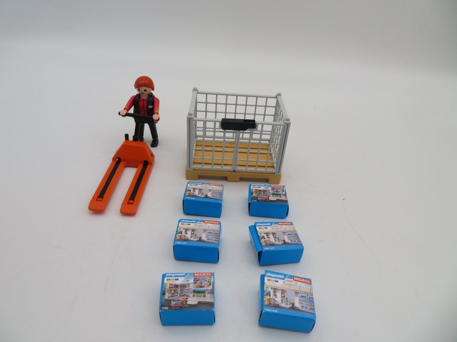 Playmobil Giocattoli: Migros Playmobilset Sammlung – Usato da Reinach BL venduto da WBZ-Flohmarkt 4