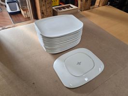 Posten Villeroy & Boch Teller weis 36x28cm ab 1.-