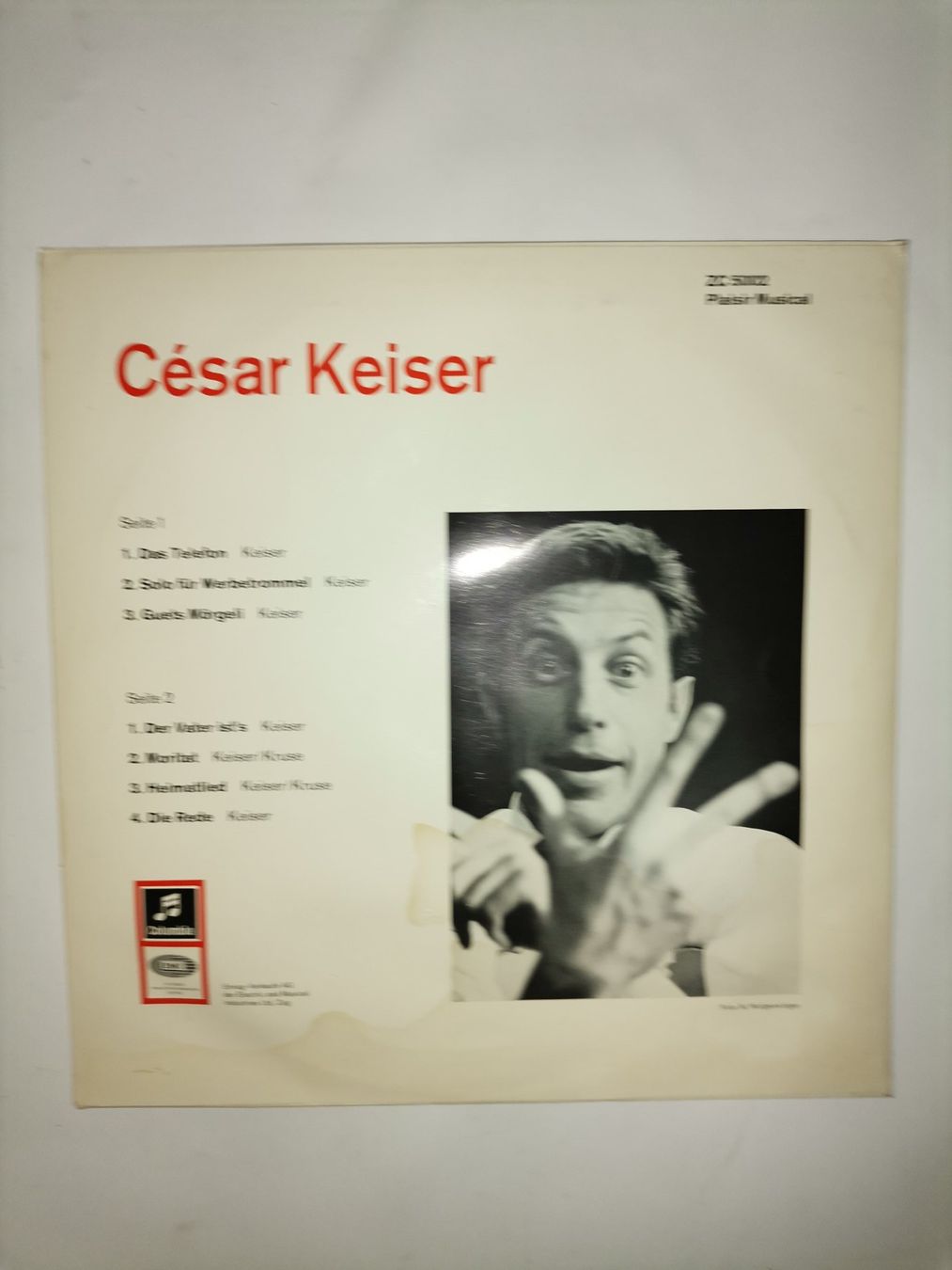 Vinyles: Cesar Keiser Margrit Laubli 2 LP – D'occasion à Kleindöttingen par Katze99 2