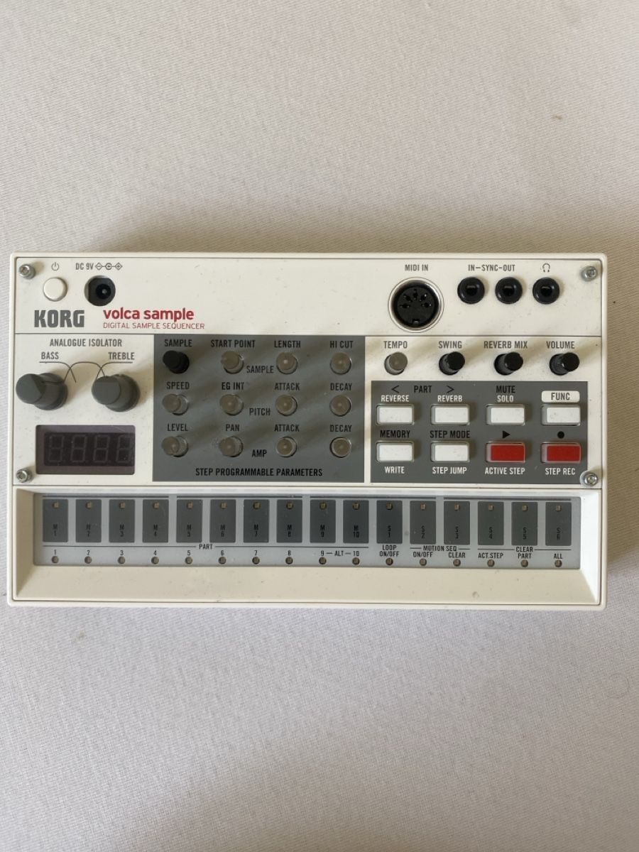 Korg Console di mixaggio: KORG volca sample Digital Sample Sequencer gebraucht – Nuovo (secondo la descrizione) da Winterthur venduto da melaaniiest