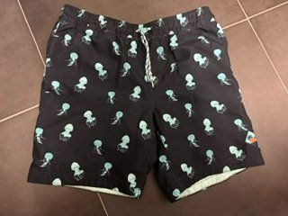 WE Badehose türkis/schwarz 158/164