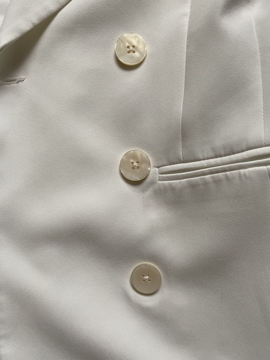 Pull&Bear Giacche: Wunderschöner langer Blazer, creamfarbig – Usato da Zürich venduto da fantasia69 3