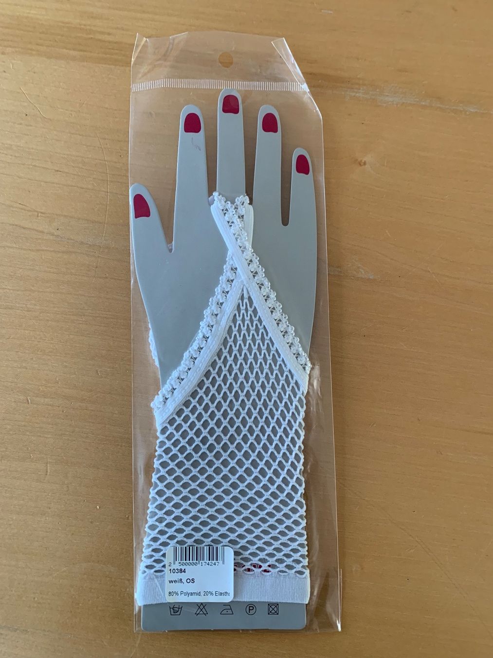 Handschuhe & Handstulpen: onesize, Netz Handstulpen, weiss – Neu und originalverpackt aus Liestal von Tschamauch01
