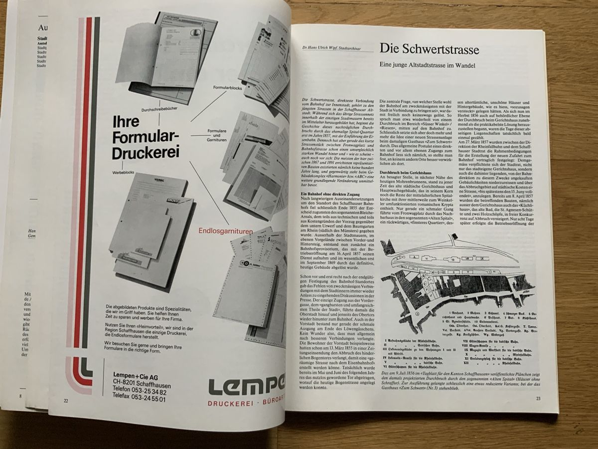 Riviste & Magazine: Schaffhauser Mappe 1993 – Usato da Frauenfeld venduto da CSM71 4