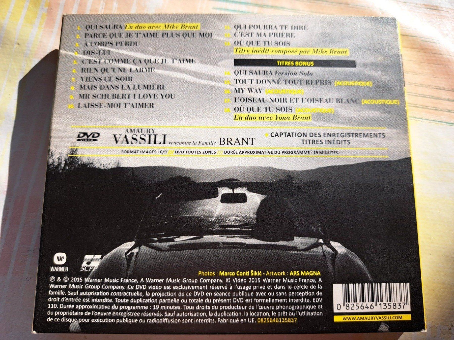 CD: CD Amaury Vassili chante Mike Brant – Usato da Pully venduto da bro_n52j 1