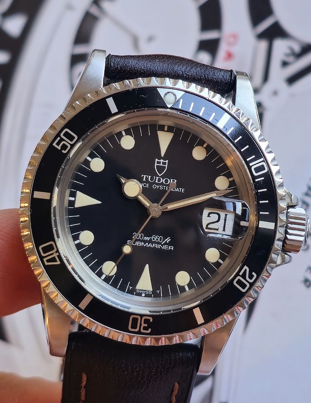 Tudor Orologi: Tudor Submariner Lollipop 76100 Tausch – Usato da Basel venduto da TimelessWanderer 3