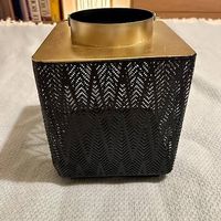 Lanterne noir-or | Lantern black-gold | Laterne schwarz-gold