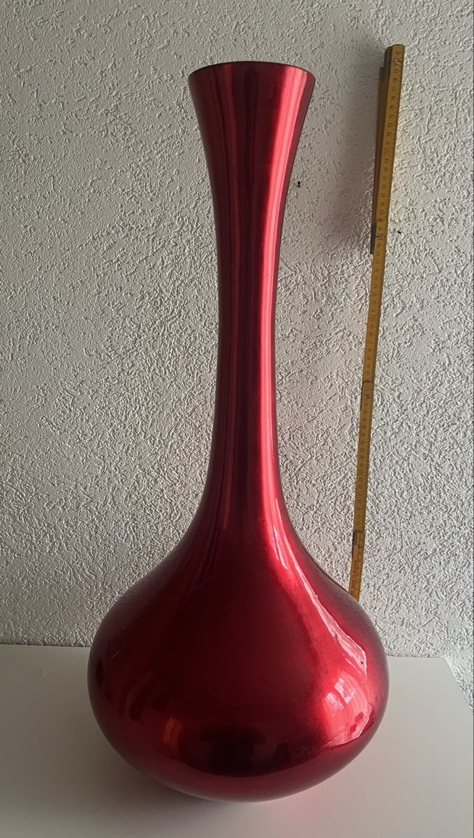 Vasi & Recipienti: Bodenvase, 72 cm hoch, Rot Metallic – Usato da Anglikon venduto da Tanne1 2