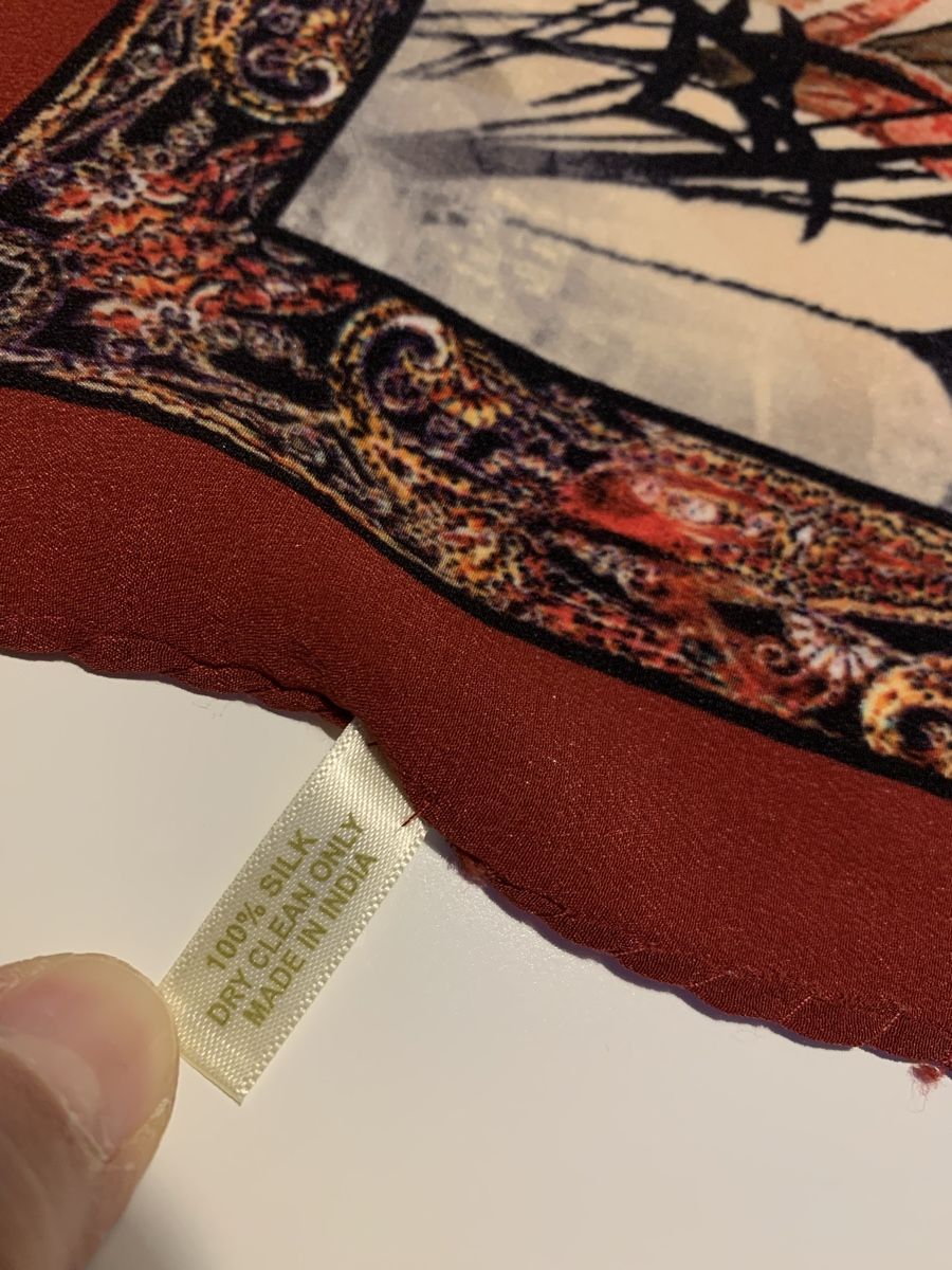 Foulard & Sciarpe: Sciarpa in seta 53x200 cm – Nuovo e nell'imballaggio originale da Bellinzona venduto da rob_d6fz
