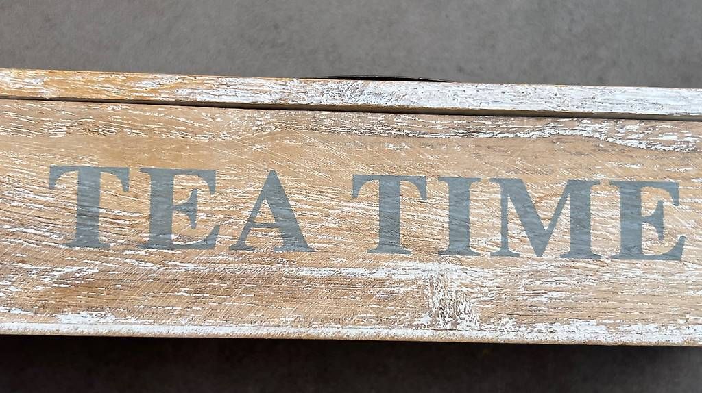 Sonstiges für Haushalt & Wohnen: Dekorative Teebox, Holz mit Glasdeckel Vintage/Shabby Chic – Gebraucht aus Mels von Ralf-dp8t 2