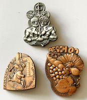 3 Plaketten Fasnacht Aesch, 1990 1997 2000