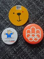 Lot de 3 badges olympiques vintage