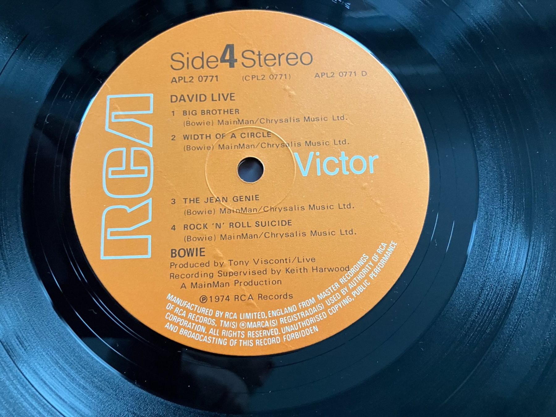 Dischi in vinile: David Bowie – Usato da Aarwangen venduto da Jukebox3 9