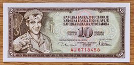 10 Dinara Jugoslawien 1978!!! UNC!!!