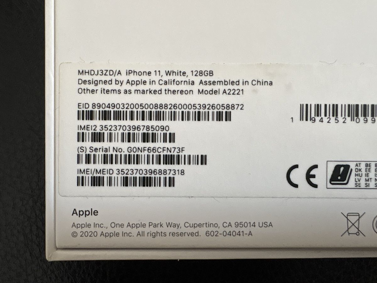 Apple Telefoni cellulari / Smartphones: iPhone 11 White 128GB mit Zubehör – Usato da Sisseln AG venduto da Leon_13 1
