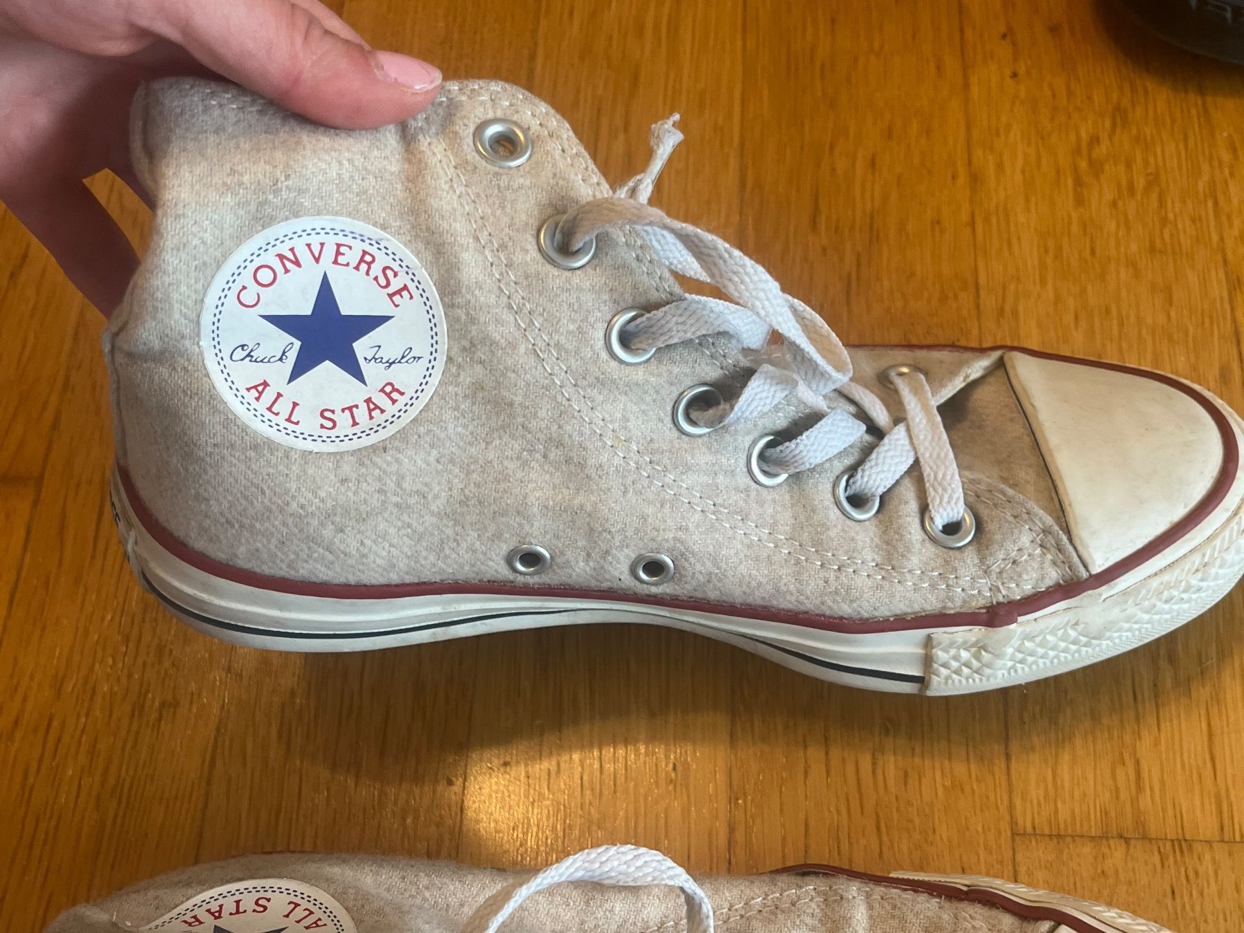 Converse Scarpe da uomo: Coole Converse All Star Chucks, beige, Gr. 38 – Usato da Wollerau venduto da sab_6j7r 1