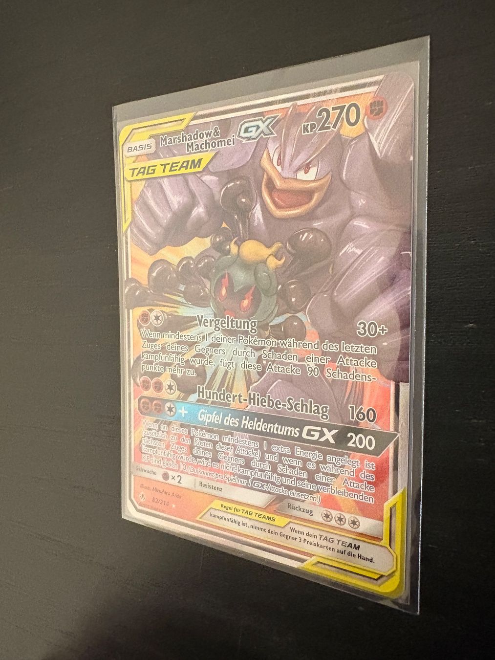 Pokémon Sammelbilder & Trading cards: 2019 - Marshadow & Machomei GX - 82 -  DE – Gebraucht aus Bonstetten von vonap 2