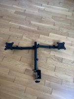 Support double écran – bras articulés – fixation bureau