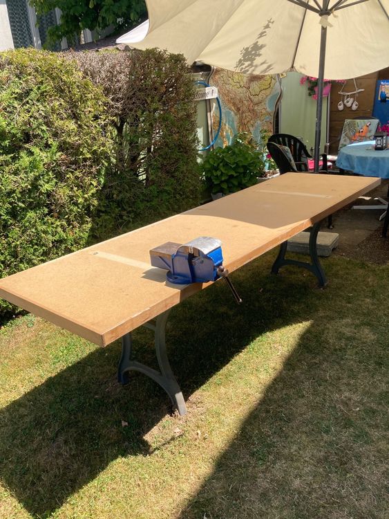 Werkbank Schraubstock 127mm - 360° Drehbarer Schraubstock Aus Gusseisen