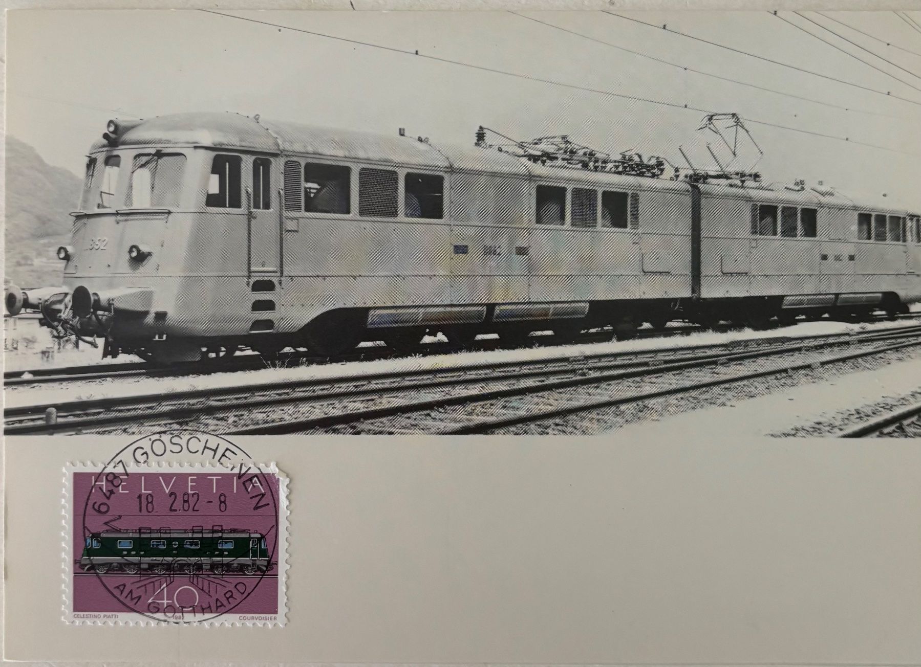 Cartoline postali: Maximumkarte, Philatelie, SBB, Lokomotive – Usato da Frauenfeld venduto da Merk52