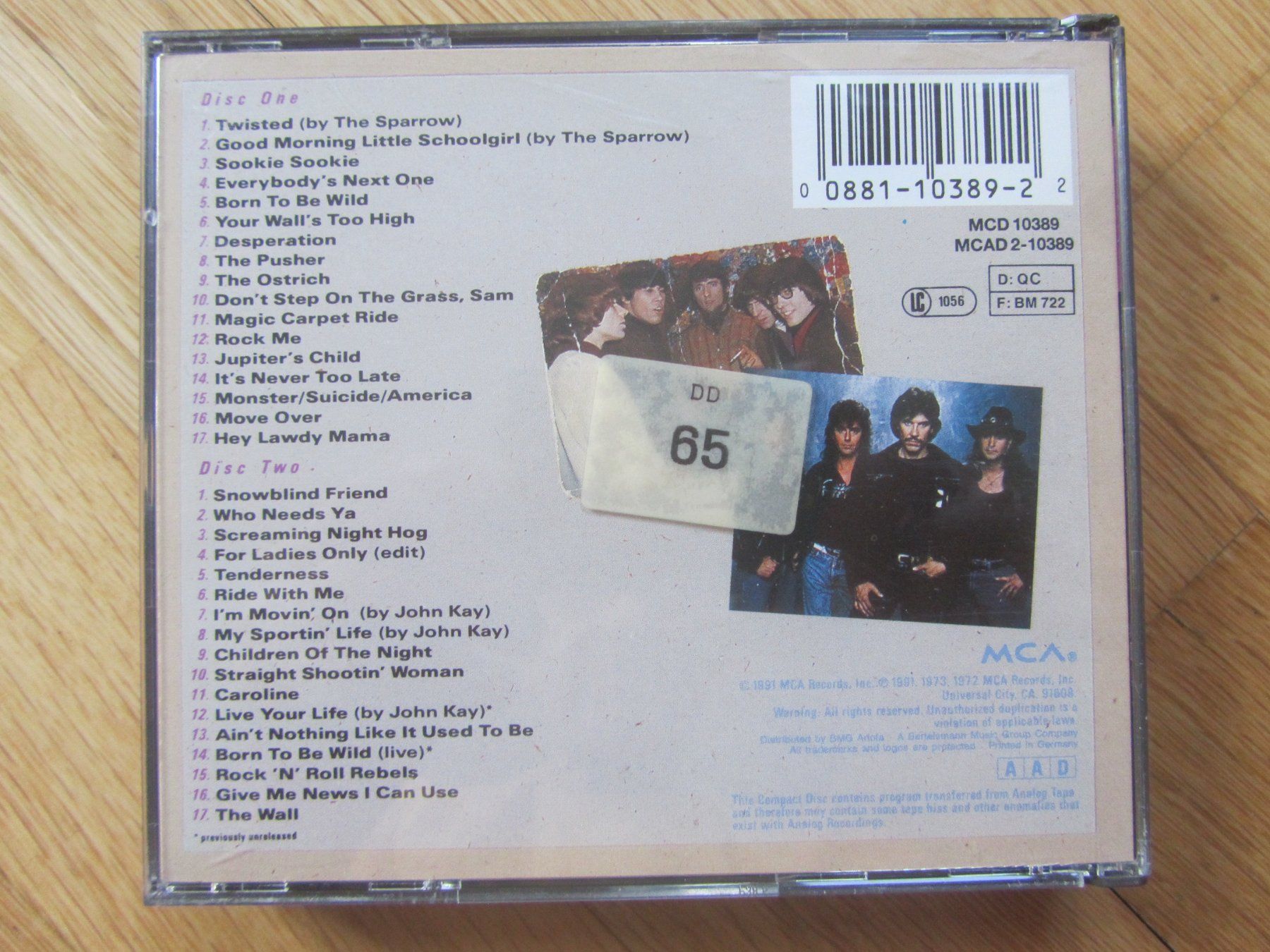 CD: Steppenwolf Born To Be Wild Retrospective 2 CD – Usato da Seengen venduto da mikelele 1