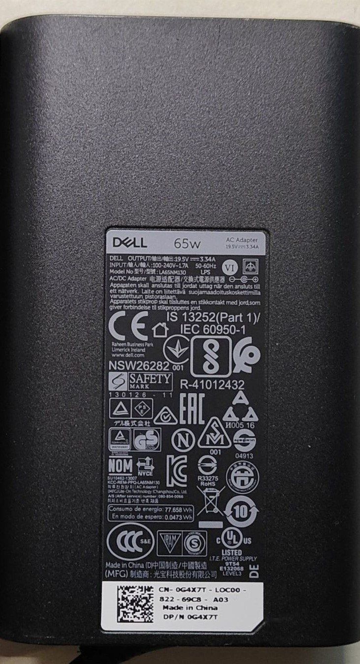 Dell Unità & Adattatore: Dell 65W Netzadapter – Usato da Toffen venduto da dav_d7rc 1