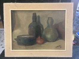 HUILE SUR TOILE SIGNÉE ET DATÉE 81
