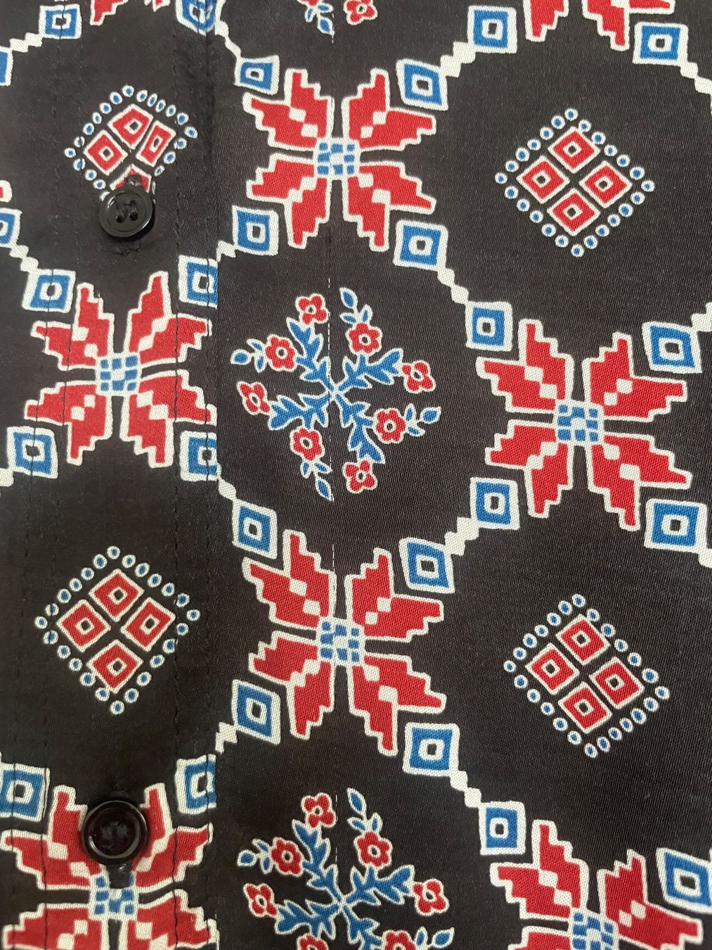 Sandro Camicette: Sandro Bluse schwarz mit Muster – Usato da Buchs SG venduto da VintageHomeCH 8