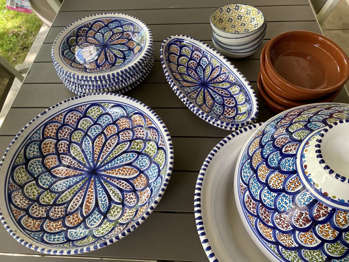 Schalen: Tajine und Marokkanische Teller set – Gebraucht aus Urtenen- Schönbühl von windowshopper 2
