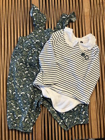 Set Latzhose und Body Sergent Major, 68, neuwertig!