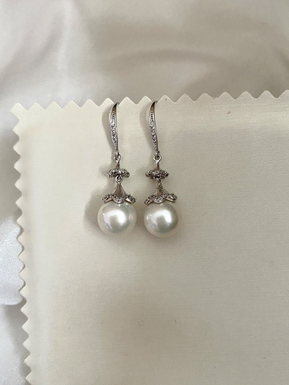 Boucles d'oreille: 10mm Perlen Ohrringe/ Echte Süsswasserperlen – Neuf avec emballage d'origine à Sarnen par Yingsperlen2