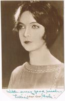 Lilian Gish 1893-1993 Autogramm signiert Vintage Foto 8x12cm