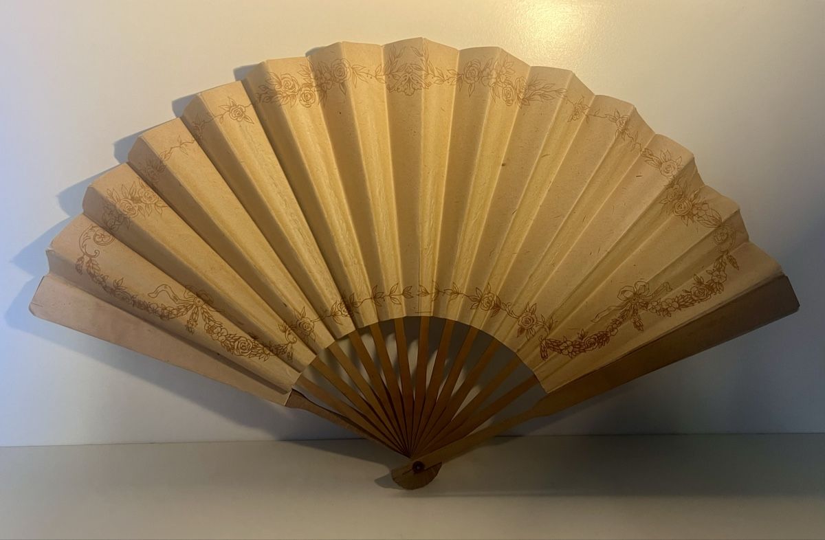 Alle Dekorationen: Éventail 1900, décor impression, carton et papier, raffiné – Gebraucht aus Genève von DELIRBEADS 5