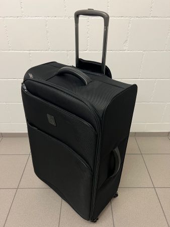 Neuwertiger, grosser Reisekoffer / Trolley, schwarz