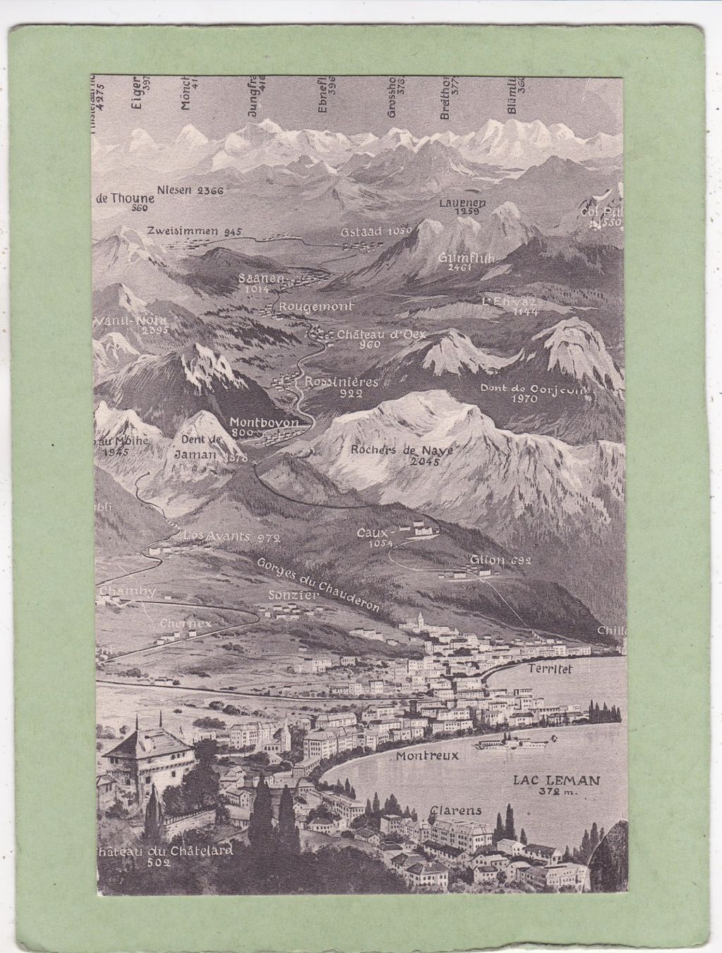 Cartes postales: Château du Châtelard  Montreux – D'occasion à Herisau par Lisegrat2008