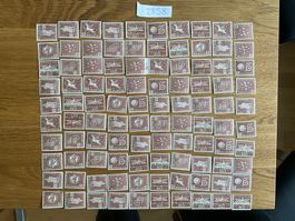 60Fr Ämter Frankaturware ungestempelt postfrisch Sammlung