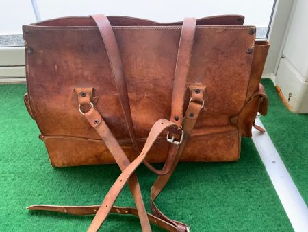 Vintage Echt Ledertasche /  robust & geräumig!