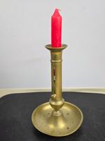 Messing-Kerzenständer mit Schiebemechanismus (19./20 Jh.
