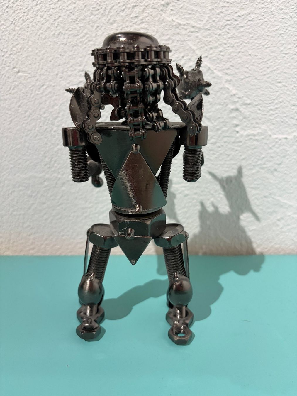 Sculture & Statue: Metallfigur Kämpfer Krieger Upcycling – Usato da Mettmenstetten venduto da PB-8932 2