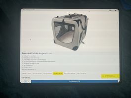Freezack Faltbox Angera 81 cm gebraucht grau