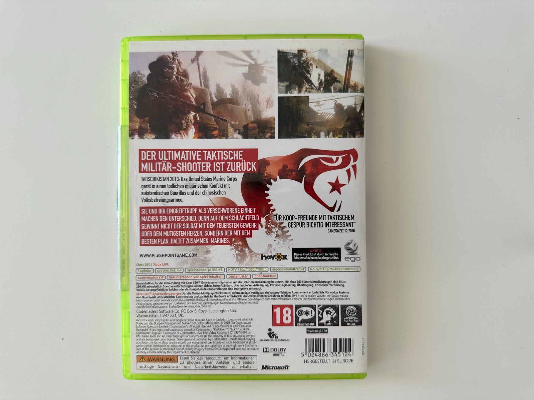 Microsoft Giochi: Operation Flashpoint Red River, Xbox 360, Xbox One, Series X – Usato da Couvet venduto da Aura_aura 2