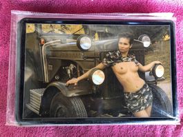 Traktor mit frau Hanomag diesel