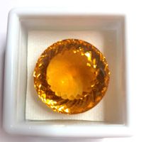 Citrine ronde 16.73 ct - Valeur 284 Fr.