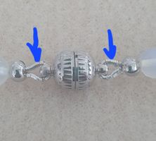 Perlspiraldraht versilbert, Bouillon , Französischer Draht